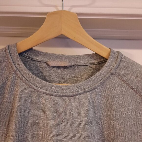 Zero Restriction Shirt Mens Large Gray Performance Golf Sweater Crewneck Logo - Picture 4 of 14